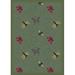 Green 64 x 0.5 in Area Rug - Joy Carpets Nature Abstract Tufted Olive Area Rug Nylon | 64 W x 0.5 D in | Wayfair 432C-04