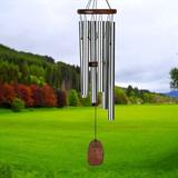 Wildon Home® Burgman Affirmation Love Wind Chime Metal | 25 H x 6 W x 6 D in | Wayfair 437118EBE1E94C53AE7FF3CA58CBFB12