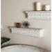 Kelly Clarkson Home Adena Fir Solid Wood Accent Shelf in White | 6 H x 36 W x 5 D in | Wayfair EDD5E8C015CE47A3B9CEB26AD0AA978B