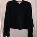 Michael Kors Tops | Black Top With Flowy Sleeves | Color: Black | Size: S