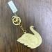 Anthropologie Accessories | Anthropologie Beautiful Leather Keychain | Color: Gold | Size: Os