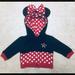 Disney Jackets & Coats | Disney Baby Girl “Minnie Mouse” Hoodie | Color: Black/Red | Size: 6mb