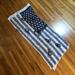 Brandy Melville Accessories | Blue American Flag & Skull Flag/Curtain | Color: Blue/White | Size: Os