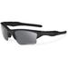 Oakley SI Half Jacket 2.0 XL Sunglasses Matte Black Frame Polarized Grey Lens OO9154-13