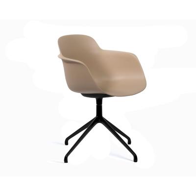 infiniti »SICLA« 4 Star Designer-Drehstuhl AL07 poliert / IS020 weiss Image