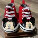 Disney Shoes | Disney Mickey Mouse 3-6 Months Baby Shoes | Color: Red | Size: 3-6 Months