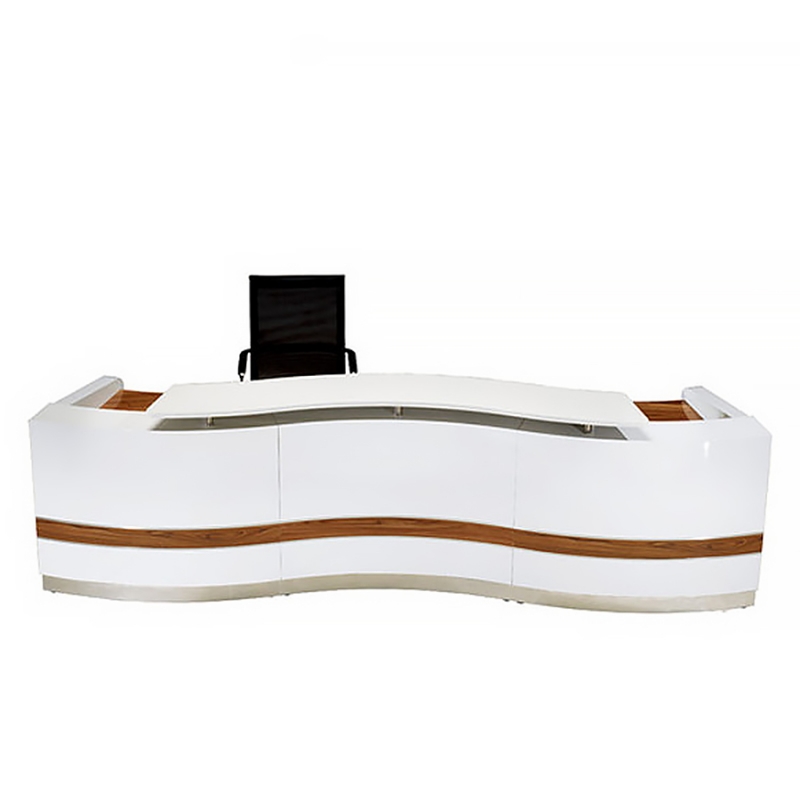 Büro Empfangstheke Empfangsthresen Kassen Theke Hotelempfangstheke Reutlingen XXL weiß Jet-Line