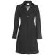 Busy Women's Wool Blend Coat Mid Length Black 10