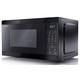 SHARP YC-MG02U-B Compact 20 Litre 800W Digital Microwave with 1000W Grill, 11 power levels, ECO Mode, defrost function, LED cavity light - Black