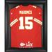 Kansas City Chiefs Black Framed Super Bowl LIV Champions Jersey Logo Display Case