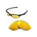 Walleva 24K Gold Polarized Replacement Lenses for Oakley Half Jacket Sunglasses
