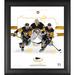 Pittsburgh Penguins Framed 15" x 17" Franchise Foundations Collage with a Piece of Game Used Puck - Limited Edition 412