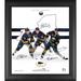 Buffalo Sabres Framed 15" x 17" Franchise Foundations Collage with a Piece of Game Used Puck - Limited Edition 716