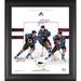 Colorado Avalanche Framed 15" x 17" Franchise Foundations Collage with a Piece of Game Used Puck - Limited Edition 720