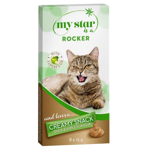 48x15g Ente mit Apfel Creamy Snack Superfood My Star is a Rocker