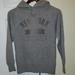 American Eagle Outfitters Tops | American Eagle Outfitters Sweatshirt Hoodie | Color: Gray/Red | Size: Xs