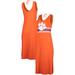 Women's G-III 4Her by Carl Banks Orange Clemson Tigers Opening Day Maxi Dress