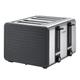 Bosch TAT7S45 toaster 4 slice(s) 1800 W Black, Stainless steel