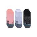 Stance Athletic Tab 3 Pack No Show Socks in Pink (UK 2-5)