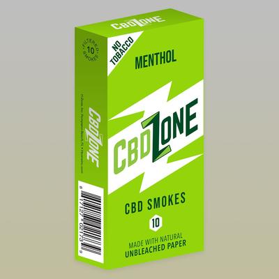 CBD Zone Menthol Hemp Smokes
