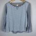 Anthropologie Tops | Anthropologie Sz M | Color: Gray/White | Size: M