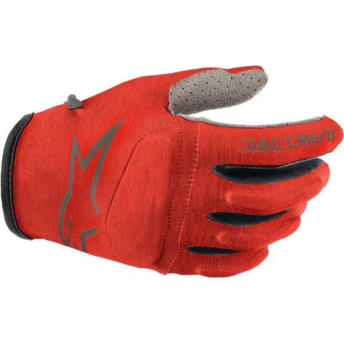 Alpinestars Racer Jugend Fahrradhandschuhe, rot, Größe XS