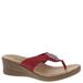 Minnetonka Dana - Womens 7 Red Sandal W