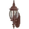 Nuvo Lighting 63468 - 1 Light 20" Old Bronze Clear Beveled Glass Shade Wall Lantern (Central Park 1 Lt Outdoor)