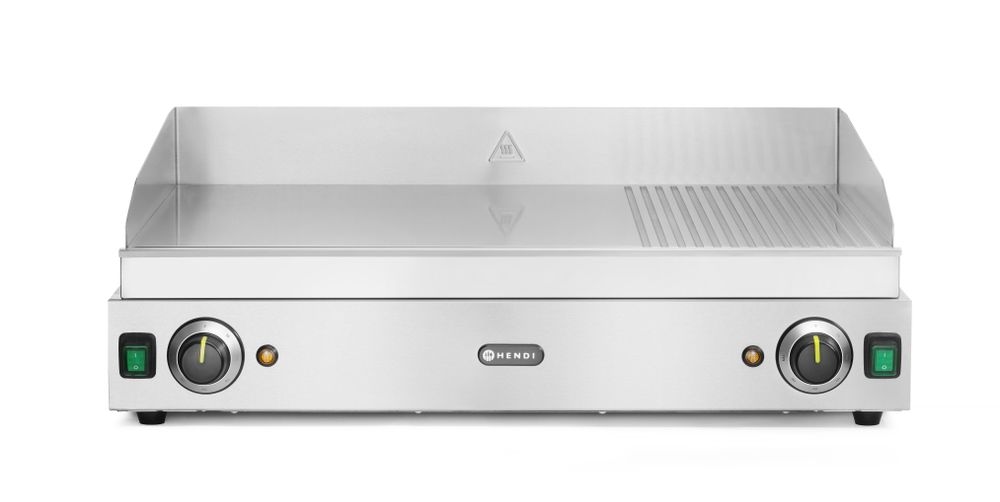 Hendi Grillplatte 2/3glatt 1/3gerillt Ausführung 3500W 720x550x245mm Image