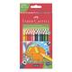 24er-Pack Buntstifte »Jumbo Dreikant« braun, Faber-Castell (Schule)