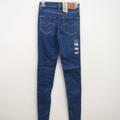 Levi's Jeans | 721 Ripped Blue High Rise Skinny Jeans 00m 24 X 32 | Color: Blue | Size: 24