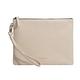 Doris&Jacky Goatskin Leather Wristlet Clutch Bag For Women Designer Large Wallets With Strap