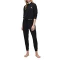 Calvin Klein Women's CK One French Terry Jogger Sweatpant Pajama Bottom, Black, Large