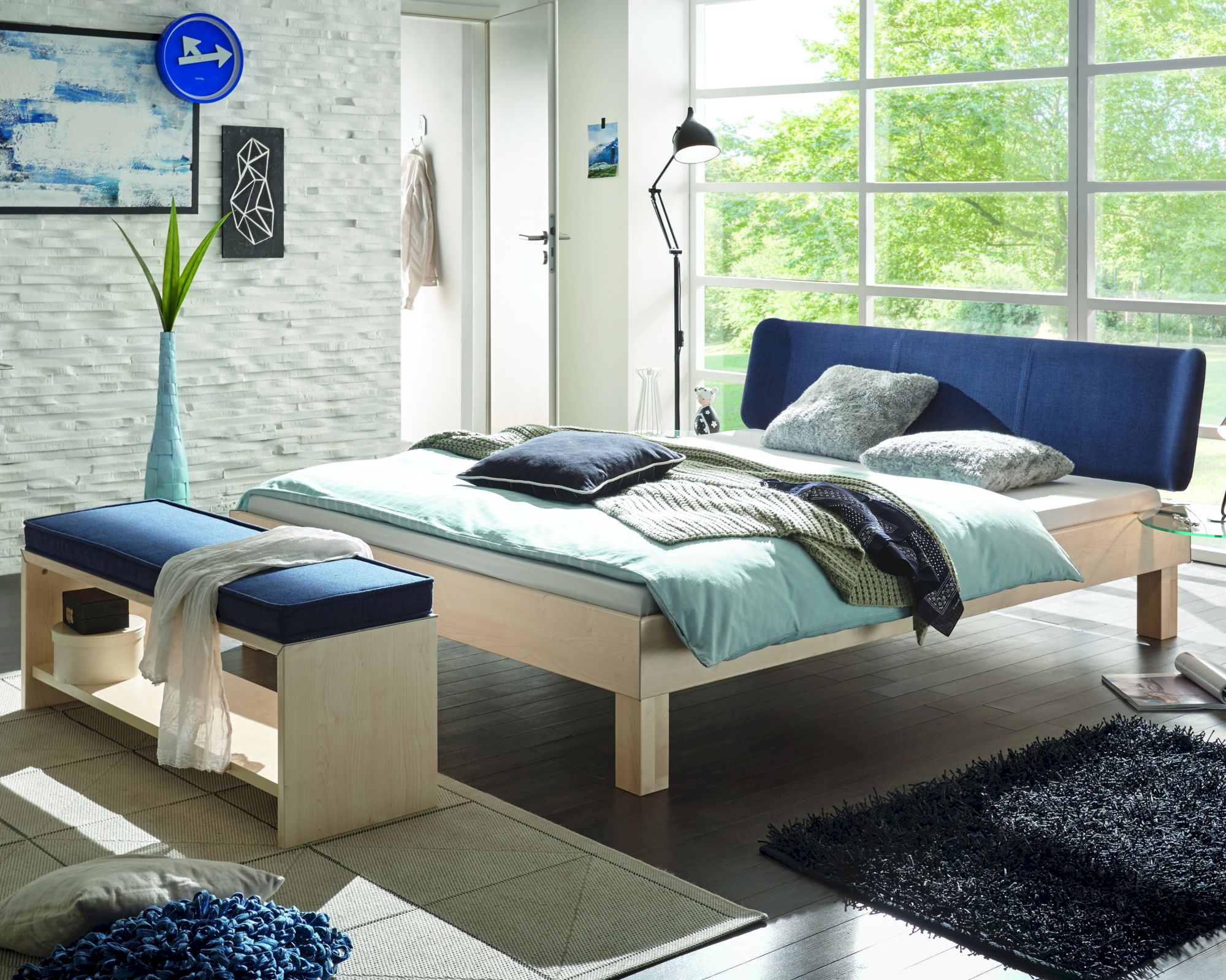 Hasena Movie-Line Bett Star Cantu/Boga 120x200 cm / Weiss