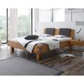 Hasena Oak-Line Wild Massivholzbett Pilatus Ivio/Sion 140x200 cm natur