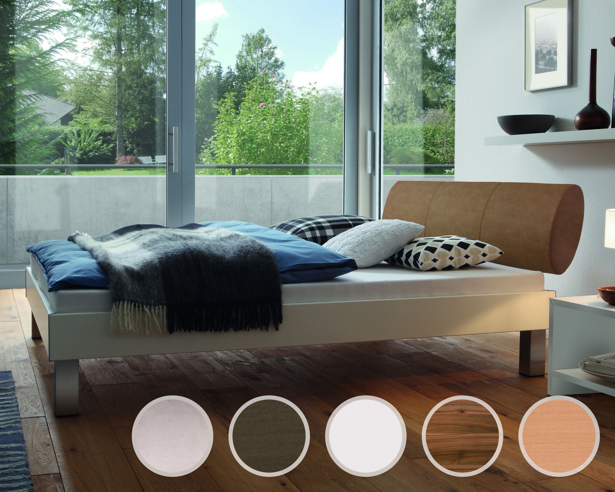 Hasena Movie-Line Bett Star Mico/Elipsa 160x200 cm / Weiss