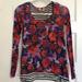Anthropologie Tops | Anthropologie Floral Top | Color: Pink/Red | Size: Xs