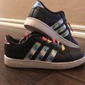 Adidas Shoes | Adidas Neo 12y Watercolor | Color: Black/Blue | Size: 12g