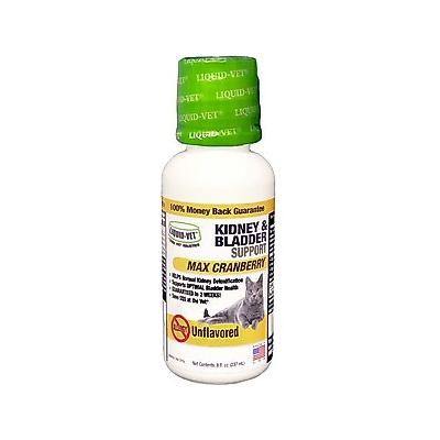 Liquid-Vet Kidney & Bladder Support Allergy-Friendly Unflavored Cat Supplement, 8-oz bottle