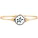 Women's Luca + Danni Dallas Stars Brass Tone Bangle Bracelet