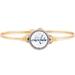 Women's Luca + Danni Washington Capitals Brass Tone Bangle Bracelet