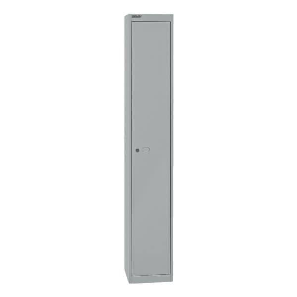 Bisley Garderobenschrank »Office« 1x 30 cm tiefes Abteil silber, 30.5x180.2x30.5 cm