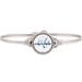 Women's Luca + Danni Washington Capitals Silver Bangle Bracelet