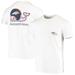 Men's Vineyard Vines White Denver Broncos Team Whale Helmet T-Shirt