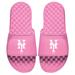 Women's ISlide Pink New York Mets Primary Logo Slide Sandals