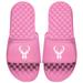 Women's ISlide Pink Milwaukee Bucks Primary Logo Slide Sandals