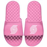 Women's ISlide Pink Portland Trail Blazers Primary Logo Slide Sandals