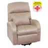 Poltrona VIVIEN lift (alza persona) a 2 Motori COMPLETAMENTE SFODERABILE - Cotone Cinigliato Beige