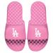 Youth ISlide Pink Los Angeles Dodgers Primary Logo Slide Sandals