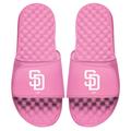 Youth ISlide Pink San Diego Padres Primary Logo Slide Sandals